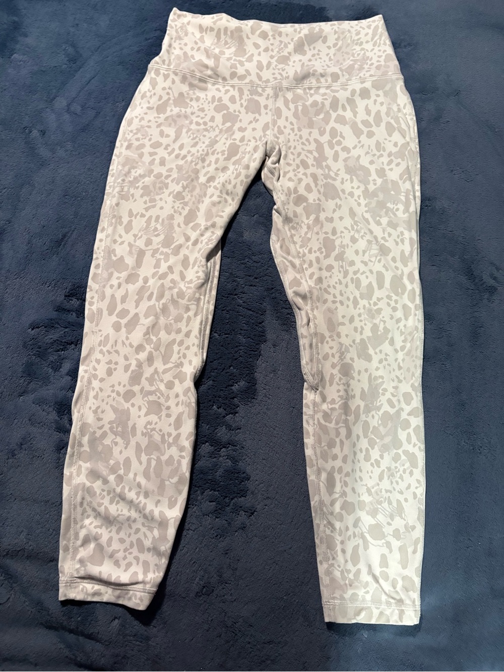 Lulu Girls' Neutral Animal Print Active Leggings
